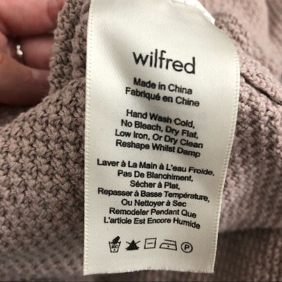 ARITZIA Wilfred Galois Silk Cashmere Sweater Top in Heather Quarry ~ size XXS - Picture 15 of 16